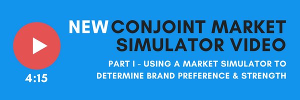 Conjoint Market Simulator Video - Determining Brand Strength bit.ly/2pC9G4u