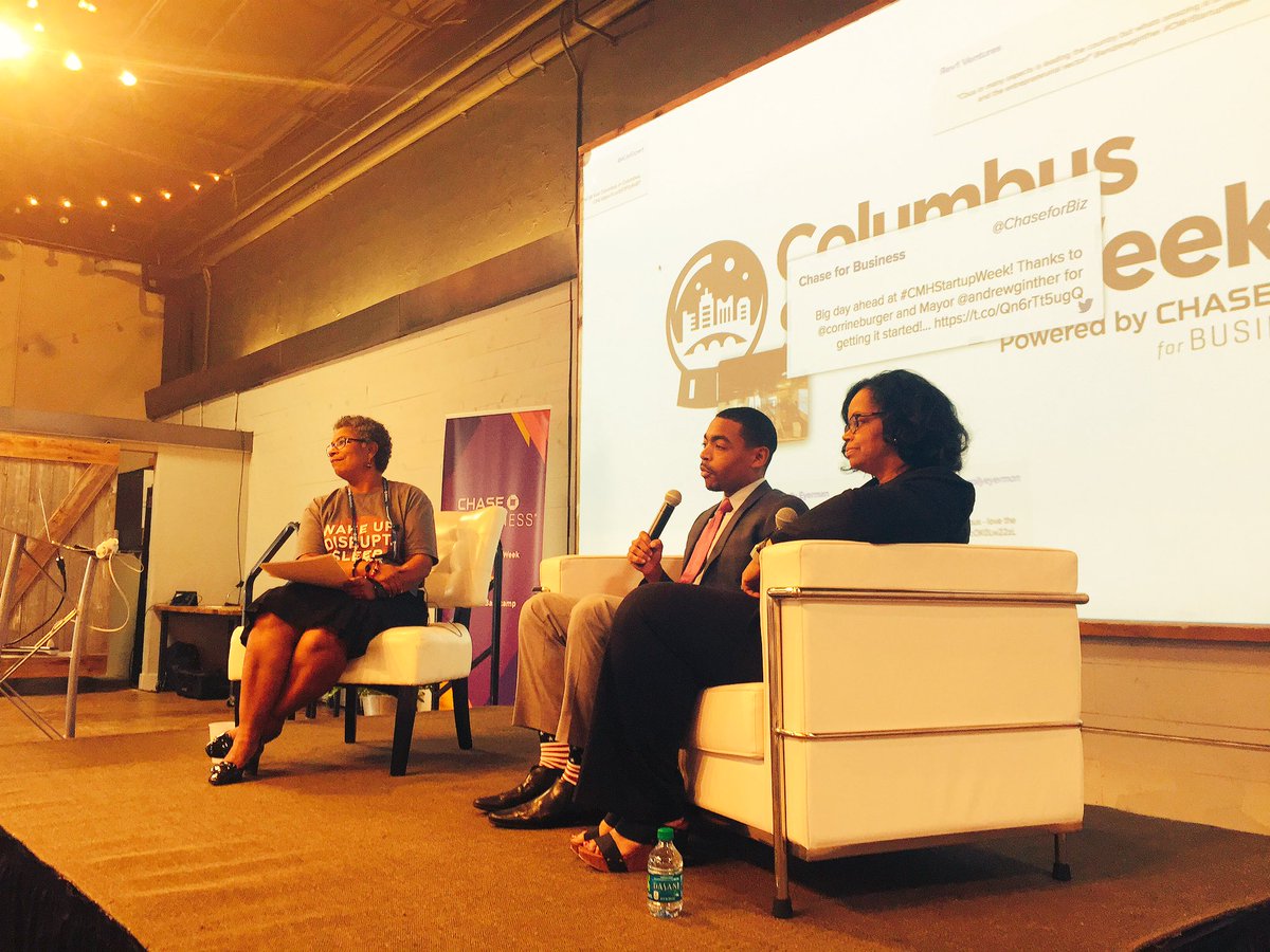 CMHStartupWeek's tweet photo. Defining Diversity with Somers Martin, @ProjMgrTT, and @SG_Hardin #CMHStartupWeek https://t.co/EfiUEX9skS