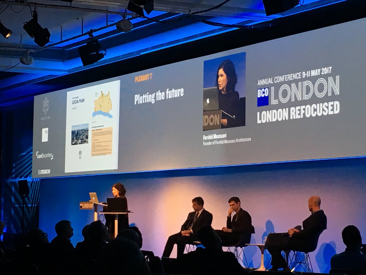 'London, as we all know, is anything but prescriptive' @farshidmoussavi on how our greatest cities develop #BCOconference