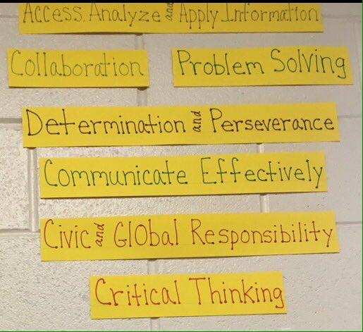 KelseyGiachetti's tweet photo. I love the strategies my cooperating teacher uses to encourage a positive attitude in the classroom! #214EdPrep https://t.co/2B8iERYXX1