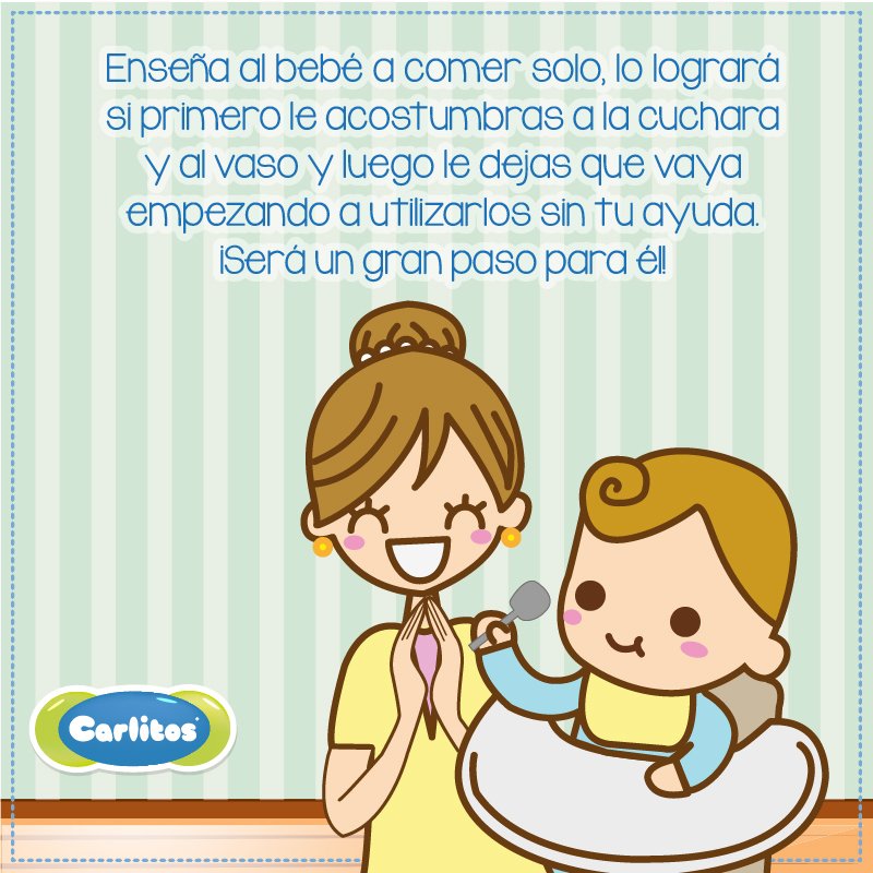 Coloca en su vajilla las últimas cucharadas de sopa o un poco de arroz. Así te aseguras que practique y que haya comido su ración completa.