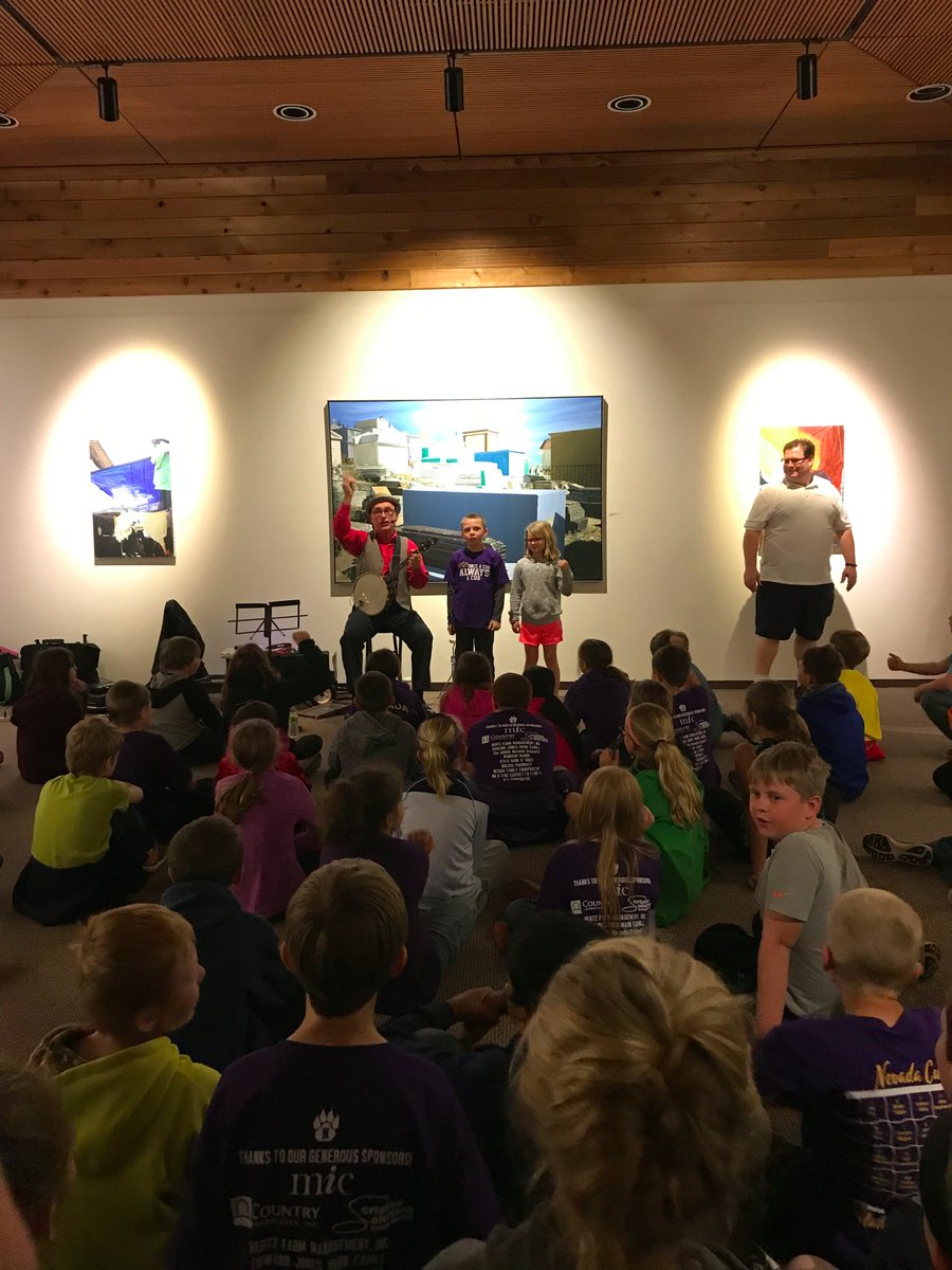 Mrs_McCormick34's tweet photo. At the Brunnier Art Museum, we learned about Inuit art and stone printing! We made our own Inukshuks! We also listened to a story teller :) https://t.co/sLnxOSxD3O