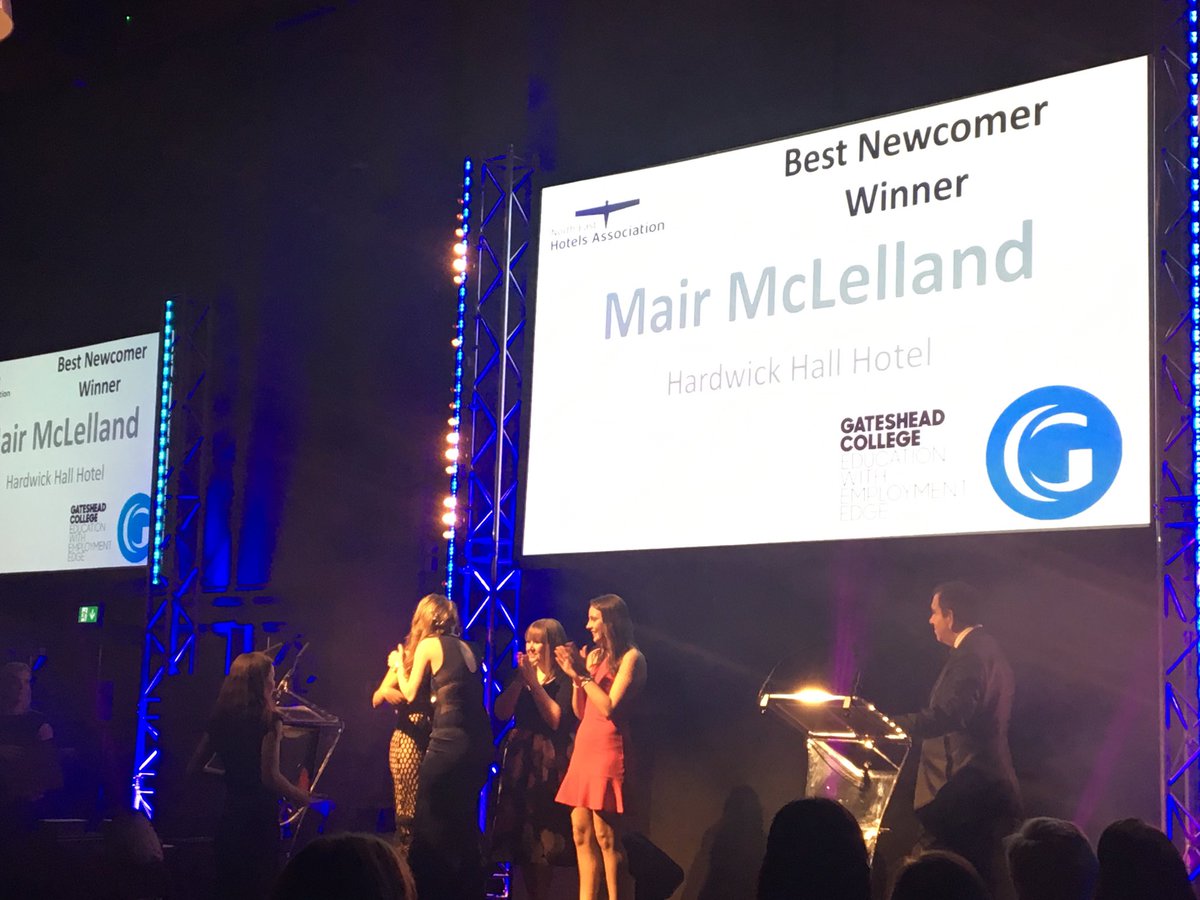 Best newcomer.... well done Mair #NEHAawards