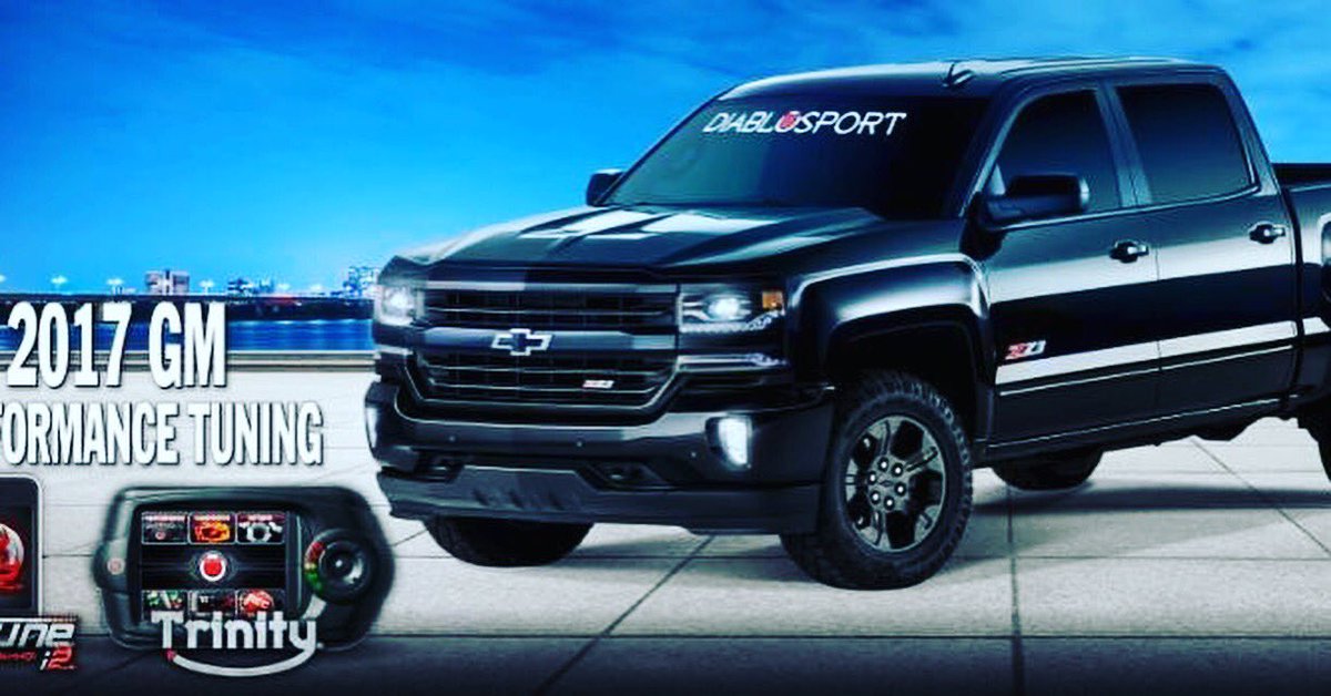 SCDPerformance's tweet photo. Check out DiabloSports all new 2017 Chevy/GMC inTune i2 and Trinity coverage at South Central Diesel today! #customtune https://t.co/Kylm7Pj2tt