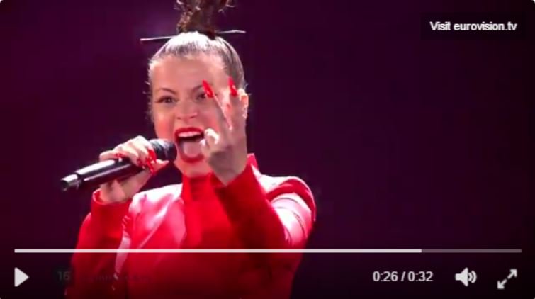 Lithuanian electronic band Fusedmarc at the Semi-Finals of the Eurovision Song Contest 2017