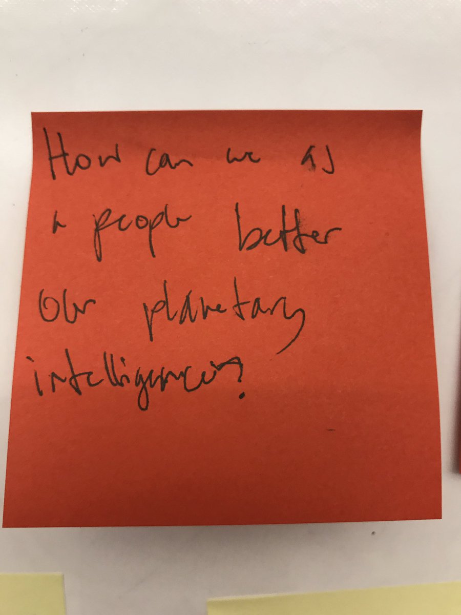 AstroPartyDan's tweet photo. Some results from Socratic seminar conducted today w/11th graders on @DrFunkySpoon article on #PlanetaryIntelligence https://t.co/pxXdfUiZm7 https://t.co/0Hvs8wypHc