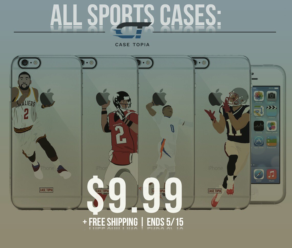 Get any sports iPhone case for only $9.99 + FREE shipping‼️
Offer ends May 15th 🔥
case-topia.com