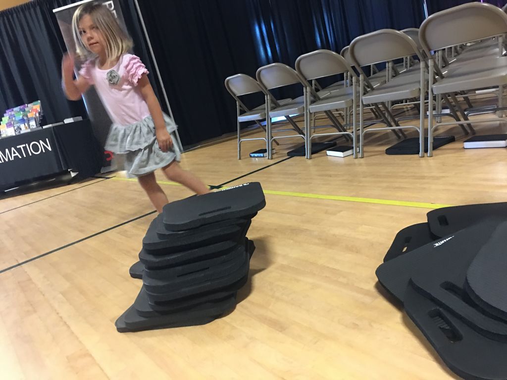DoxaChurchMB's tweet photo. The little ones help to pass out the seat cushions before church:
#preserviceparty #trainupachild
#serve https://t.co/HUR4EASVZD