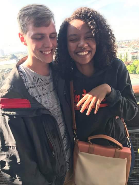 AU_Adelphi's tweet image. Congrats to our very own Sam Larson for getting engaged!! #HuskyLove