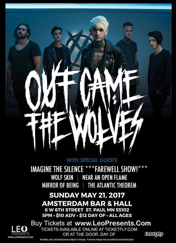 MINNESOTA! we're playing St.Paul THIS MONTH. Get your tickets at outcamethewolves.com 🤘🏻🎟