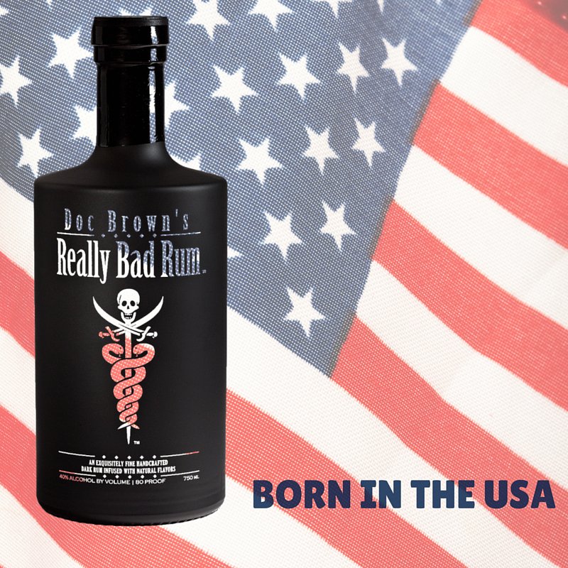 Doc Brown's Really Bad #Rum is hand crafted in the USA and is now avail. in #JensenBeach, FL. Free tasting tomoro: ow.ly/hVs930bE11L