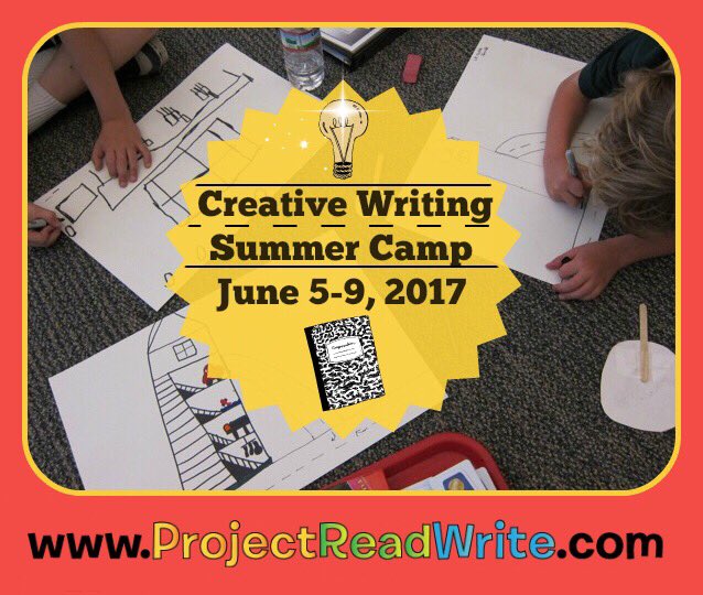 PRWCamp's tweet photo. Kids👫-Make a book & movie of your brilliant story at #ProjectReadWrite Creative Writing Summer Camp❗Sign up by 5/26. https://t.co/hv4NQiDtqf https://t.co/F5ZG2YrzmL