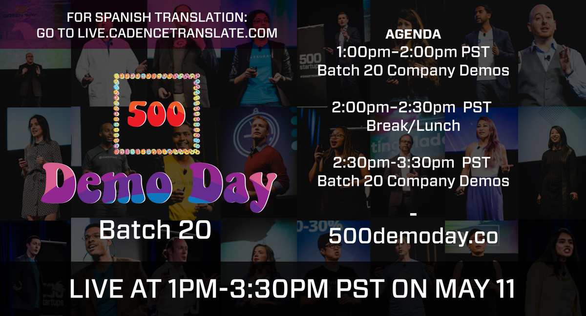 AskObie's tweet image. WATCH Obie.ai pitch TODAY 1pm PST #DemoDay #Batch20 @500Startups at 500demoday.co. #500STRONG
