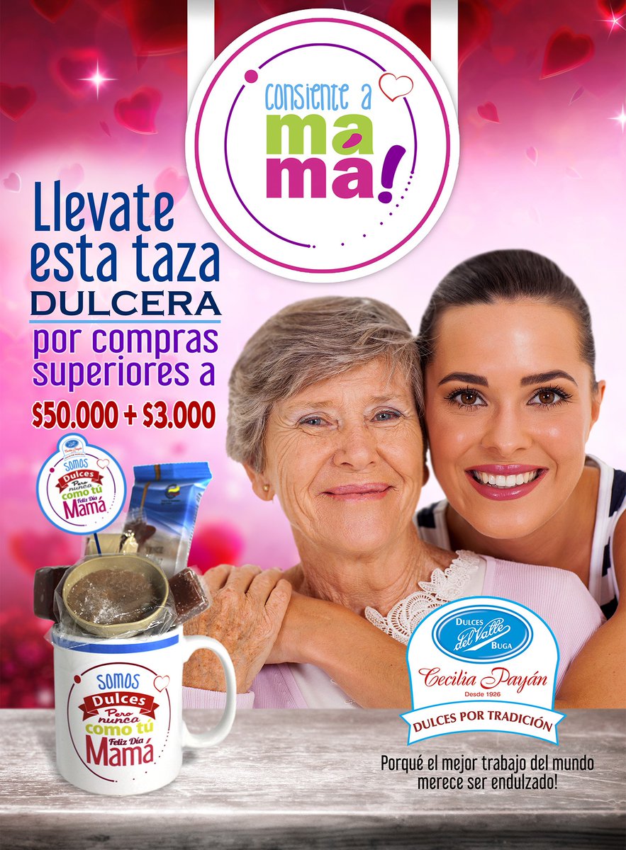 porqué el mejor trabajo del mundo merece ser endulzado, "promoción valida hasta agotar existencias" #diadelamadre #felicidadesmama #endulza https://t.co/DpP1F3Wm1z