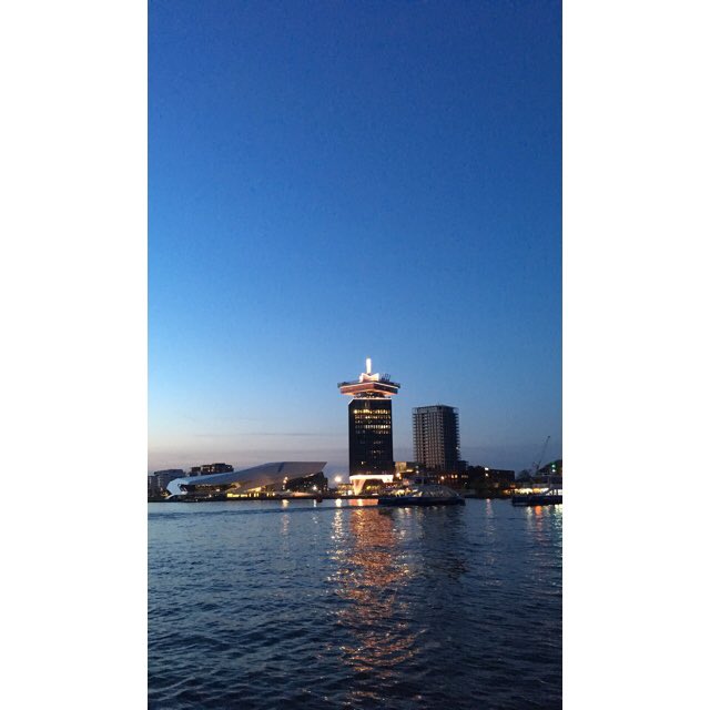 Natalie2102's tweet photo. What a view arriving at  @SirAdamHotel #amsterdam https://t.co/ycclxBPOv4
