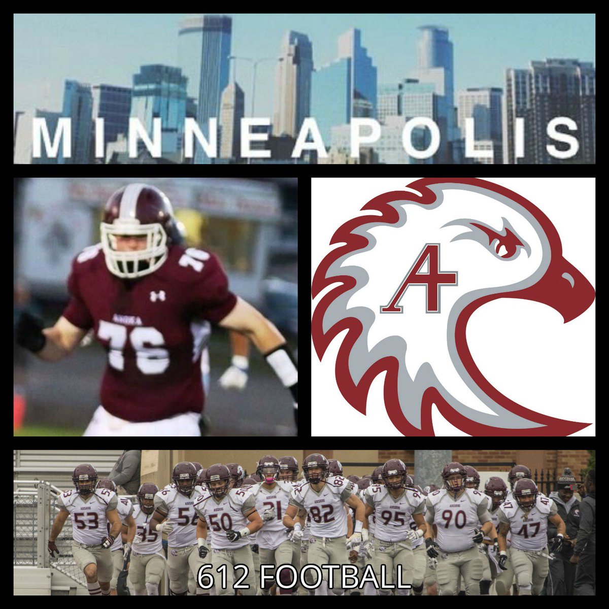 Auggie Football is proud to welcome incoming Offensive Lineman Jacob Weisser - Anoka (MN) (<a href="/Weisser7524/">Jacob Weisser</a>) #612football