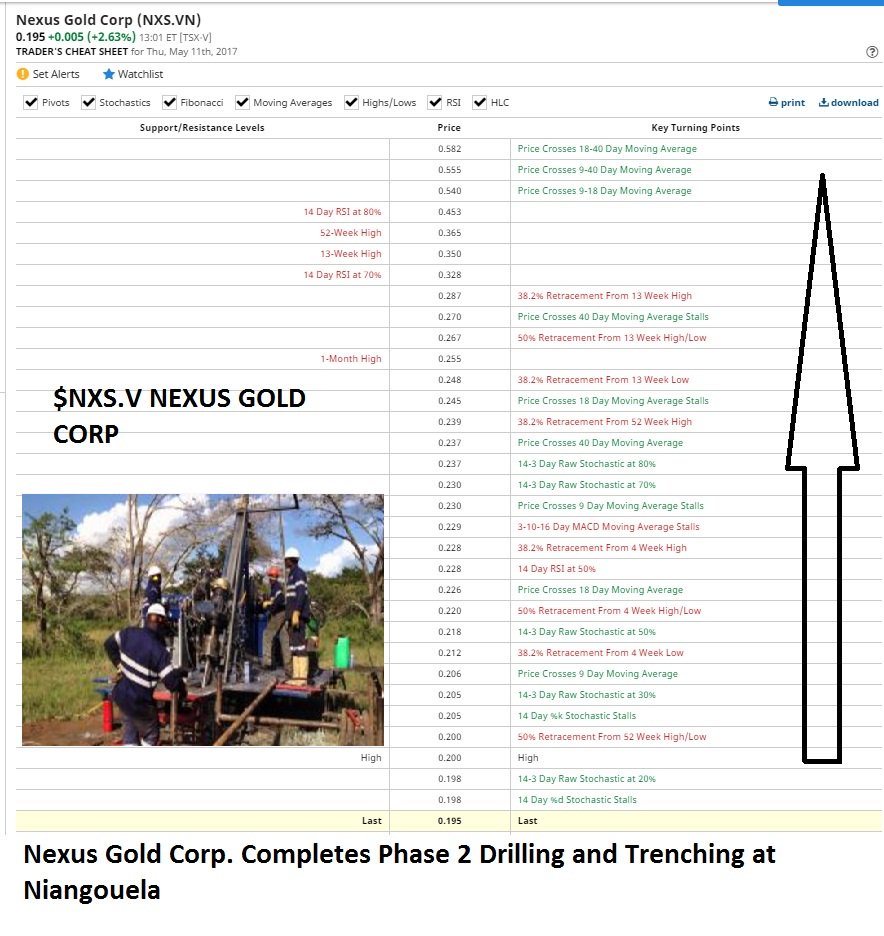 HOTSTOCKWATCHER's tweet photo. Nexus Gold Corp $NXS.VN @Barchart #Traderscheatsheet https://t.co/kxXL1r9p4J