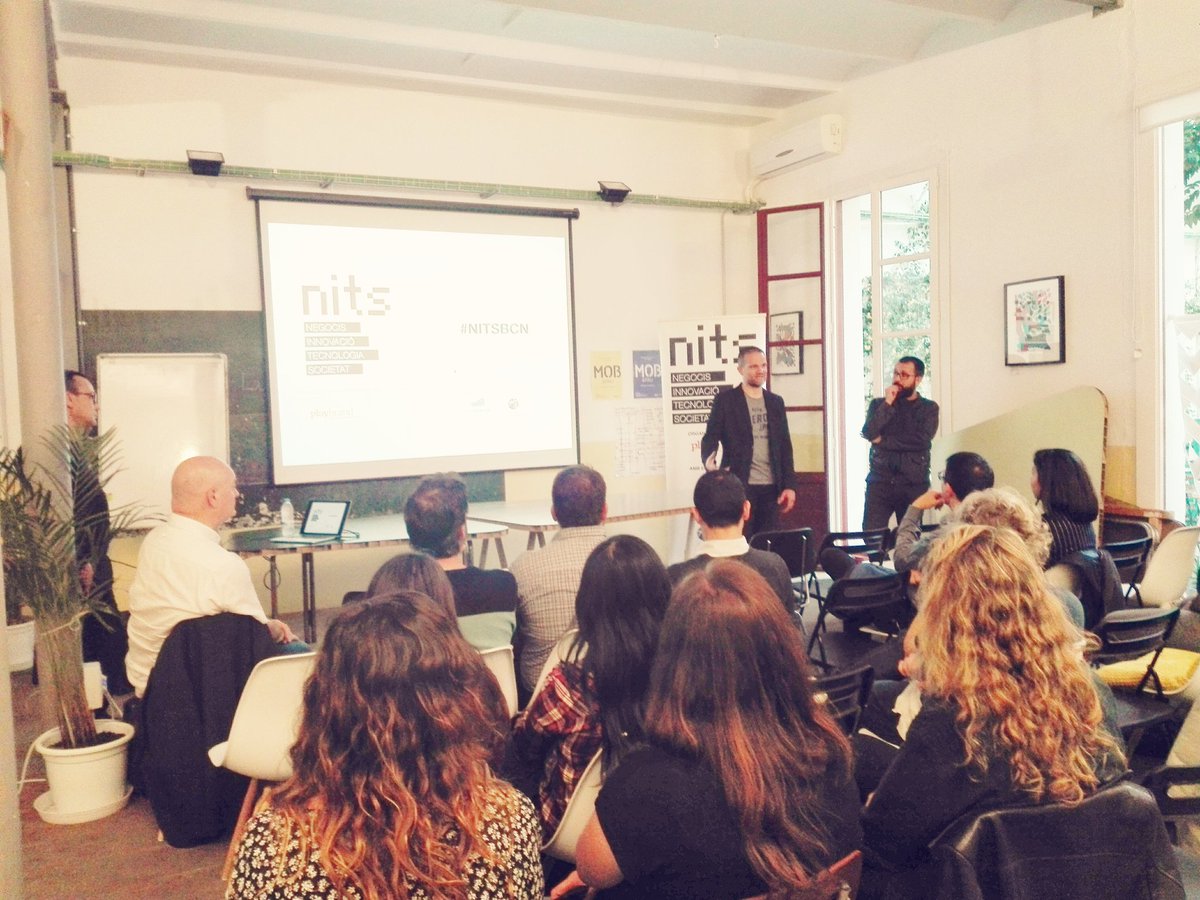 LoreneGarciaL's tweet photo. Super happy to be hosting #NITSBCN at #MOB_PAU ! #innovation #sharing #mobpost @MOB_BCN https://t.co/ry0AtRqQfs