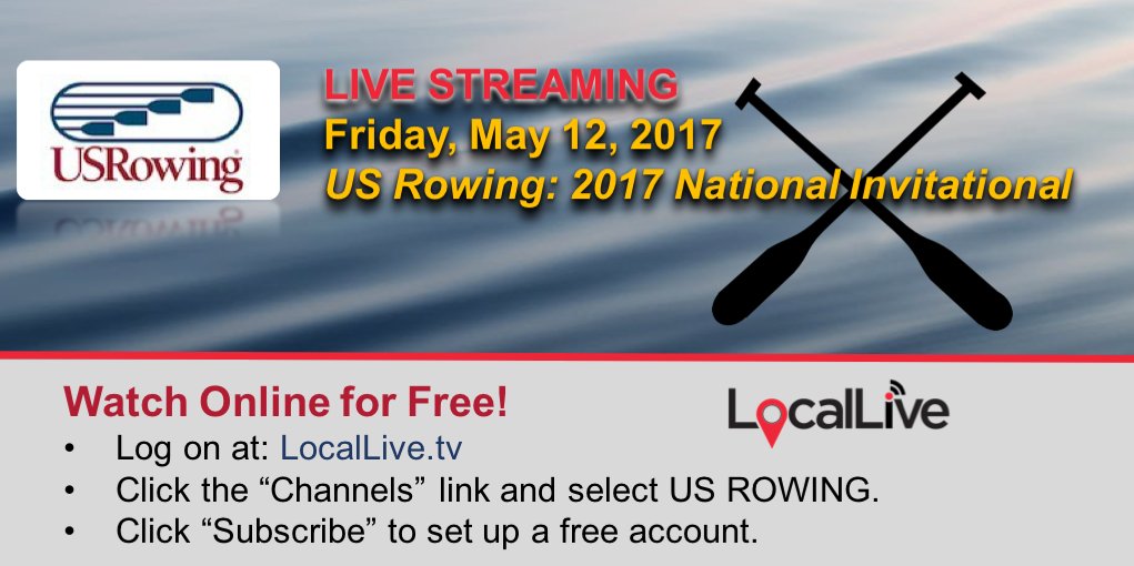 LocalLive (@locallivenet) on Twitter photo Watch the 2017 National Invitational streaming at ow.ly/Z22x30bDSJx <a href="/WPIWRowing/">WPI Women's Rowing</a> <a href="/SkidmoreSID/">Skidmore Athletics</a> <a href="/TuftsRowing/">Tufts Rowing</a> <a href="/SmithPioneers/">Smith Athletics</a> <a href="/saints_crew/">St. Lawrence Crew</a> Watch the 2017 National Invitational streaming at ow.ly/Z22x30bDSJx <a href="/WPIWRowing/">WPI Women's Rowing</a> <a href="/SkidmoreSID/">Skidmore Athletics</a> <a href="/TuftsRowing/">Tufts Rowing</a> <a href="/SmithPioneers/">Smith Athletics</a> <a href="/saints_crew/">St. Lawrence Crew</a>