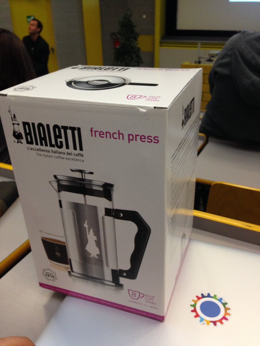 opengeneva's tweet photo. Just bought two of these #frenchpress for morning coffee tomorrow with #BioFab2017 guys and other hackers @CampusBiotech @EPFL_Park https://t.co/taa8u9XNho