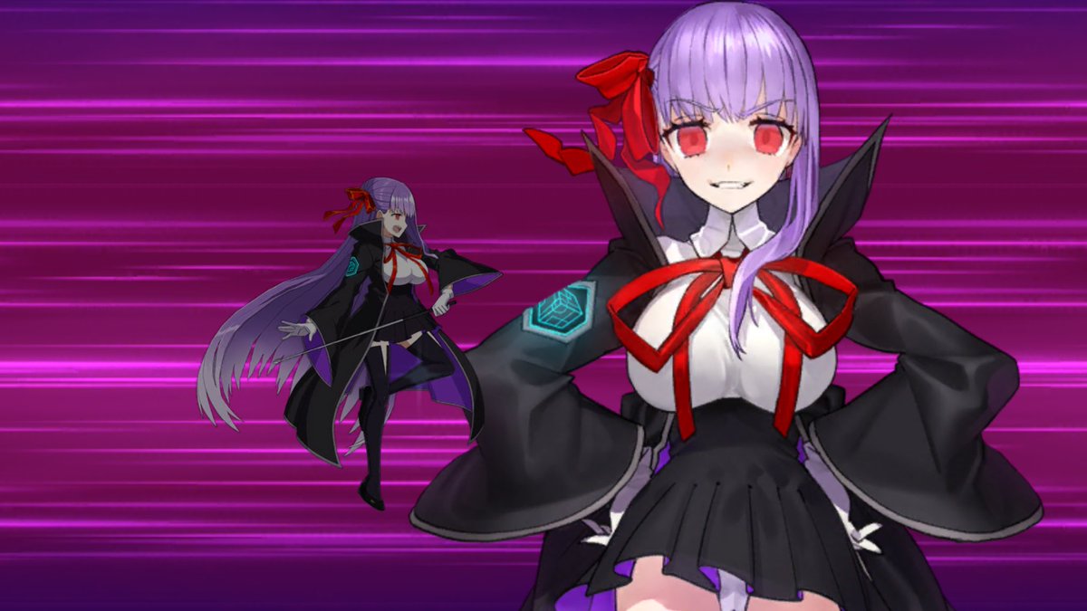 雪と彼方 Goちゃん 何気にbbちゃんからカットイン変更 立ち絵も微妙に変わってたりする 正直赤目の方が好みなんて 言えない Fgo