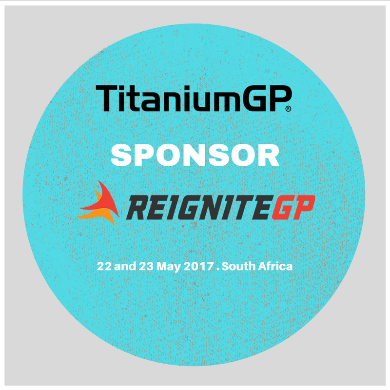 TitaniumGP's tweet photo. We are happy to be sponsors of @reignitegp see you soon South Africa! #reignitegp2017 #TitaniumGP #MSDynGP https://t.co/TKXht6SoNq