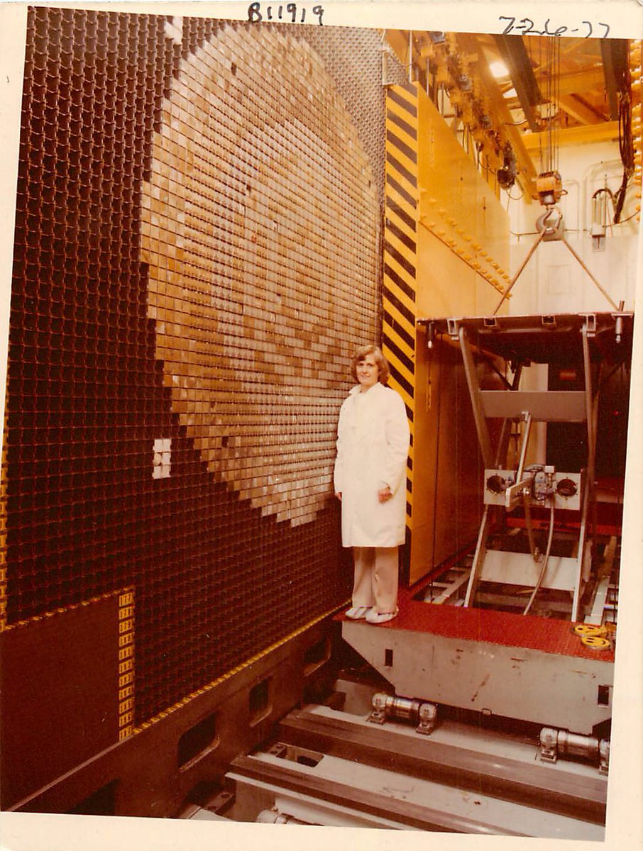 Physicists used the Zero Power Physics Reactor <a href="/INL/">Idaho National Lab</a> to test various arrangements of fuel at low power. #INLhistory #TBT