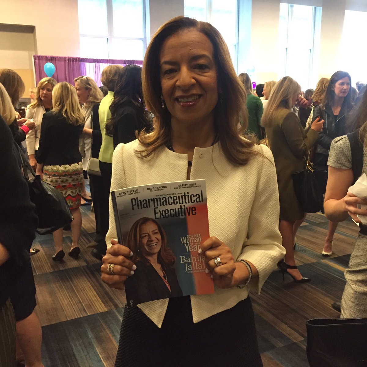 mmaskaly's tweet image. Congrats to this year's Woman of the Year recipient!  #HBAImpact #pharma #leadership