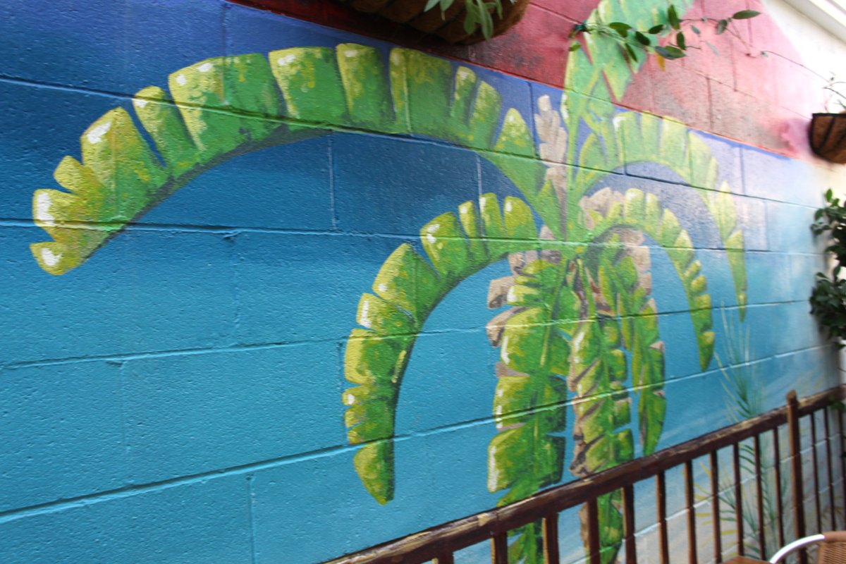 Always with those tropical vibes.