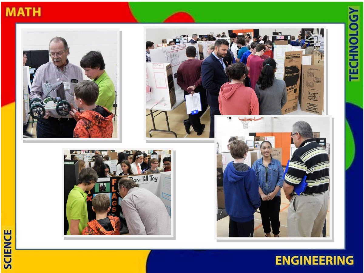 KTECSchool's tweet photo. #KTEC Middle-school Engineering Fair.  Thanks to our judges.  Feedback from community professionals means so much! @kusd @KABAConnectHere https://t.co/iabihJAMEf