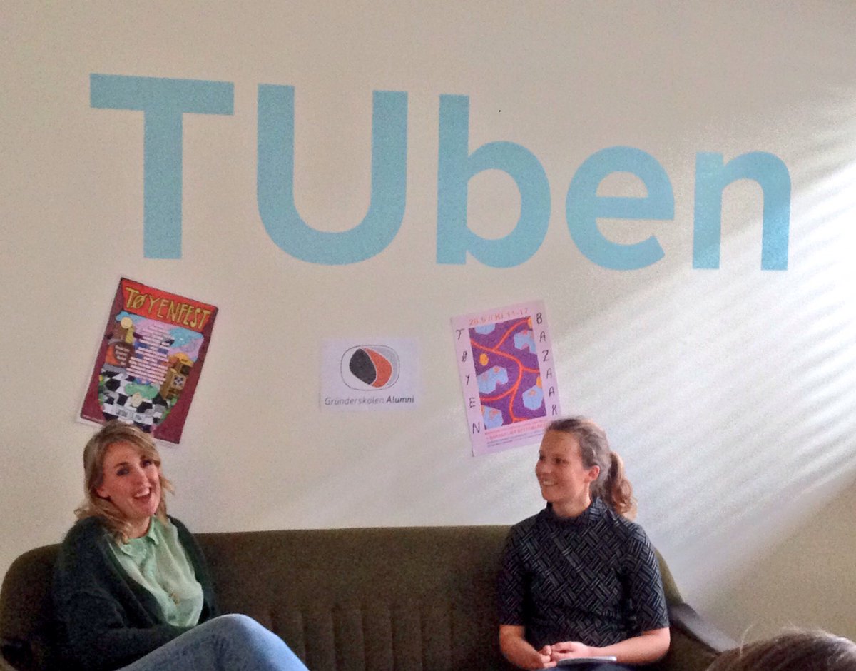 Sofaprat med Tøyen Unlimited! Utrolig inspirerer økt! Vi trenger flere nabolagsinkubatorer. #tøyenunlimited #gründerskolenalumni