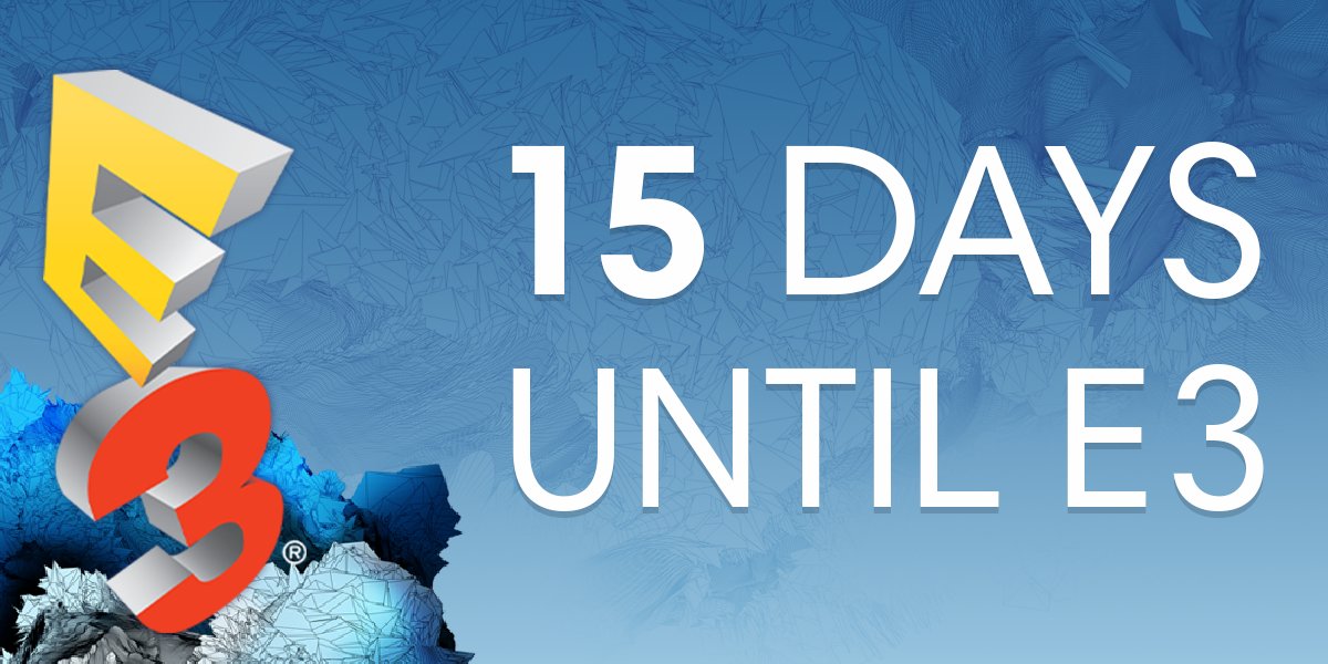 E3's tweet photo. 15 days until the show floor opens! Conferences times at https://t.co/14fFAx1OkX #E32017 https://t.co/JBscj5hQ29