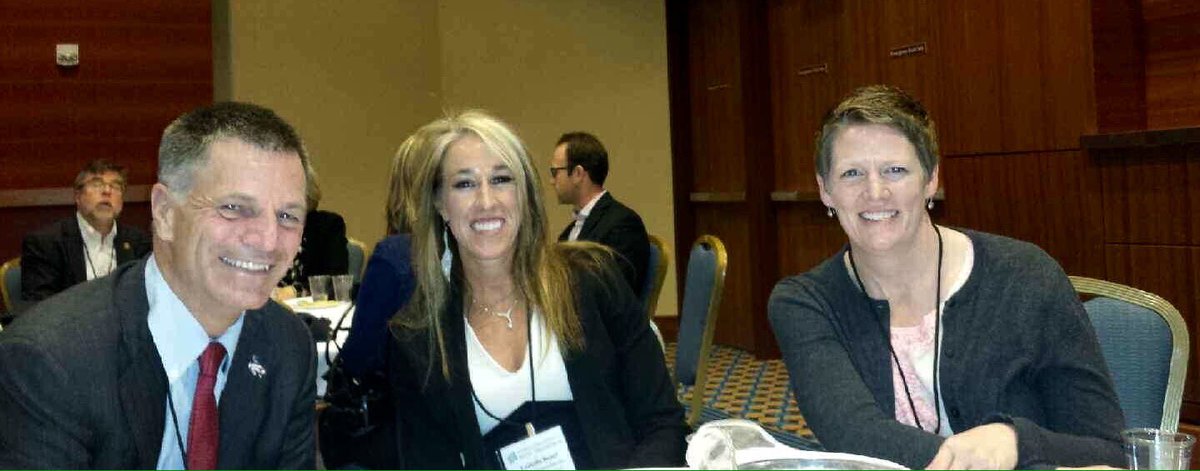 LachelleBrant's tweet photo. Fortunate to attend #tmts2017 with @Mark_Gordon_WY and @theonlymrsmkc. https://t.co/7l9ICTPaTZ