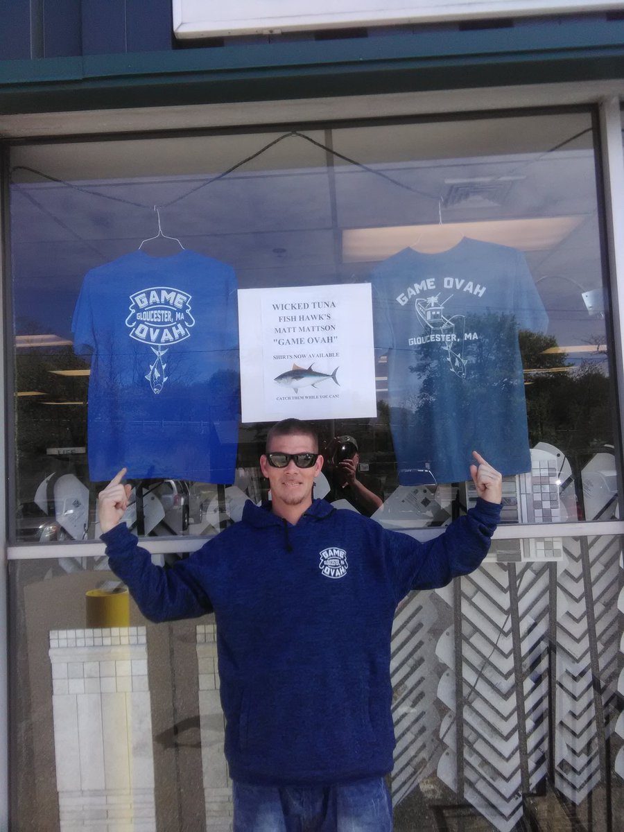 MattMattson4's tweet photo. Stop by 43 Gloucester av @ cape Ann floor covering and pick up your GAME OVAH shirts get them while there hot thanks for supporting GAMEOVAH https://t.co/yWt6Tw42bh