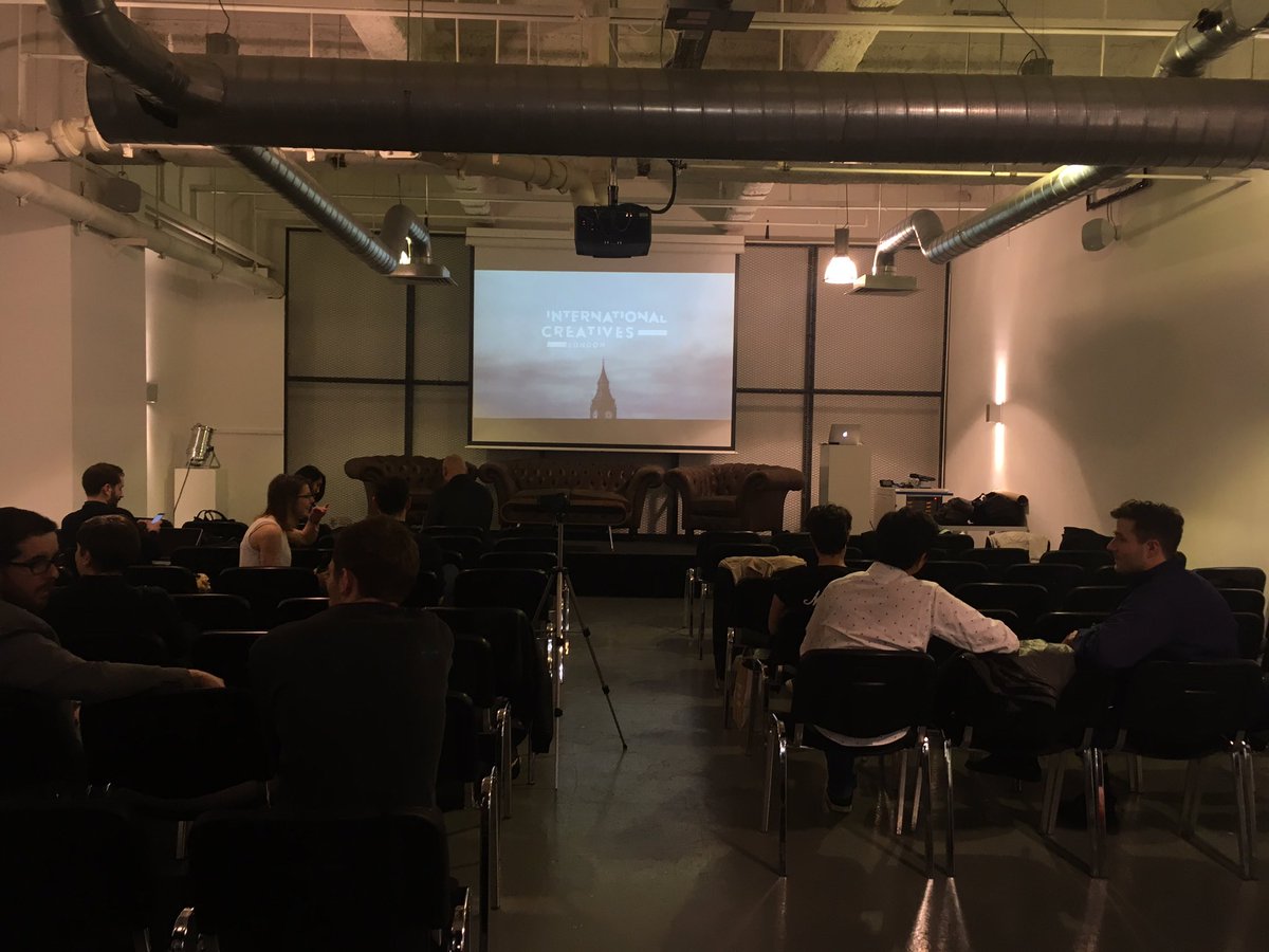 IntCreativesLDN's tweet photo. Filling! About to start! https://t.co/nweoppboKg