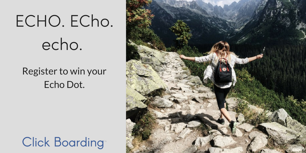 ClickBoardingHR's tweet photo. Did you hear? Come by our table & register to win an Amazon Echo Dot, and get the answers you need #onboarding #TCHRA Spring Conference https://t.co/STccdQmTlE
