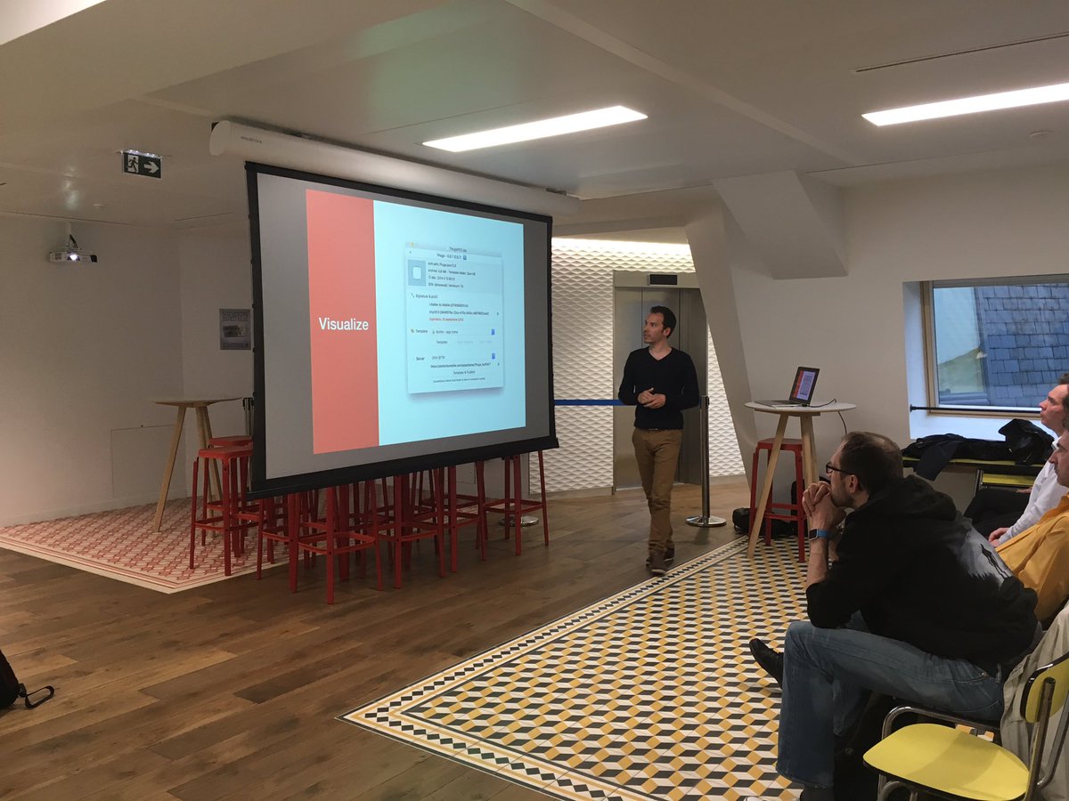 cocoaheadsparis's tweet photo. .@nlauquin nous présente #AppDeploy, son dernier projet open source pour faciliter le déploiement AdHoc https://t.co/Al7rAo63ES