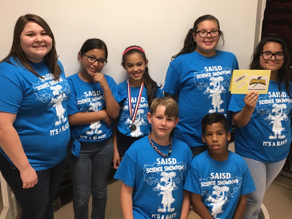 cb82tb90's tweet photo. Fannin students ready for Science Showdown 2017 #fanninelementary https://t.co/7Xmhbd704n