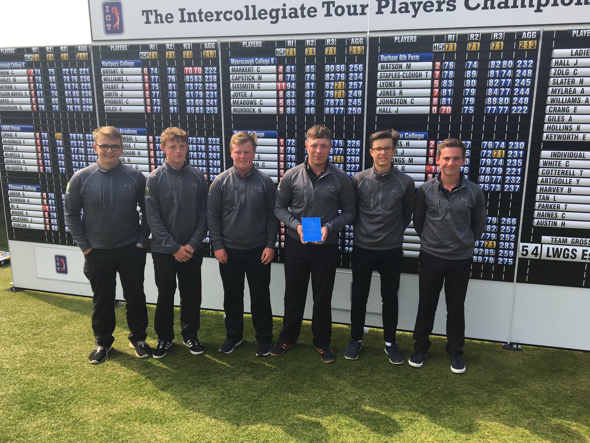 CraigLeaGolf's tweet photo. Well done to all who represented the Myerscough B Team, Regional Nett Champions 🏆and a creditable 5th place finish at the National Finals 👍 https://t.co/SZzB9HCACw