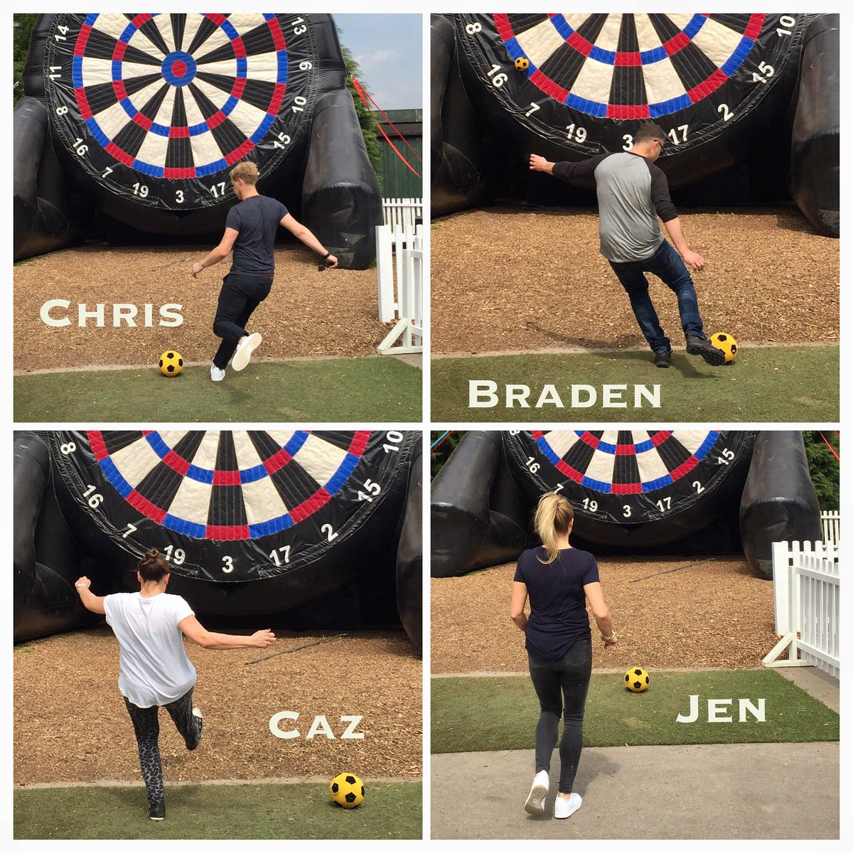 jenniesawdon's tweet photo. Absolutely nailing the football darts thingy @altontowers with @cwgeere @squealerdealer & Braden ππ» #footie #darts #weirdmix https://t.co/X89Ha5TORC