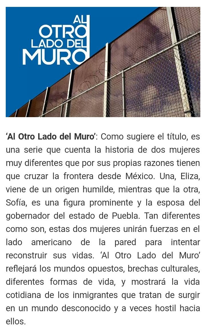 EdnaWalters's tweet photo. - @LauraFloresMx es una gran opción para ser #Sofia la esposa del Gobernador de Puebla en la nueva serie de @Telemundo #AlOtroLadoDelMuro https://t.co/3F6NIHirhH