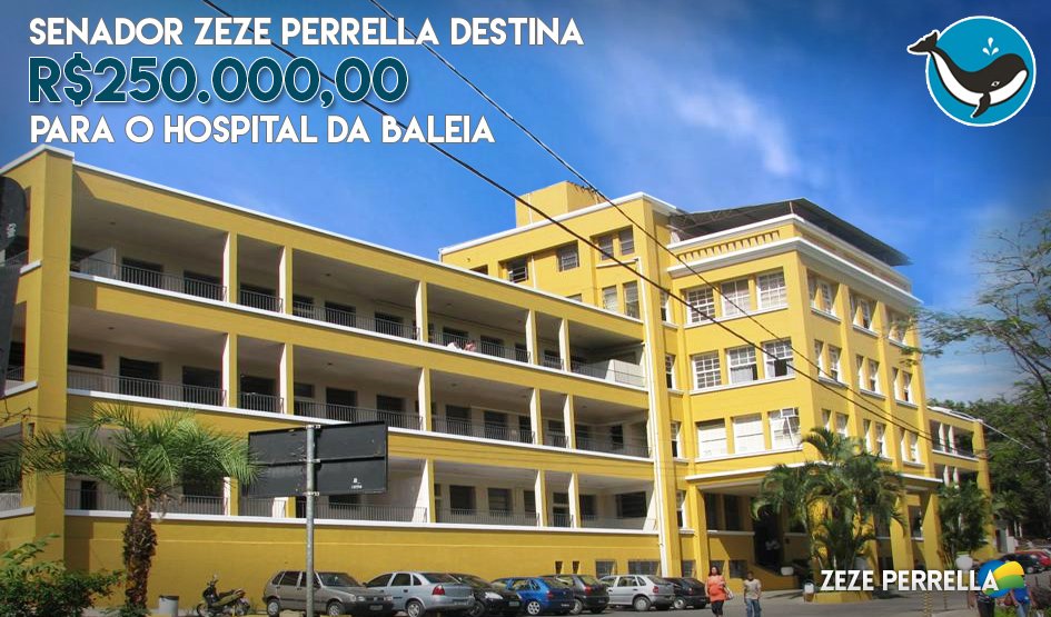 zezeperrella's tweet photo. Emenda de Perrella beneficia o Hospital da Baleia. https://t.co/eLKo5PmCAI https://t.co/kQofXwwyOX