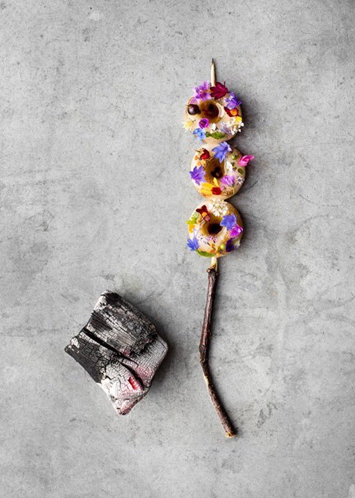 robbeflo's tweet photo. Dango grasshopper birch syrup from our book with #phaidon #oneatinginsects 
#insect #edibleinsect #robbeflo #nfl #exploredeliciousness https://t.co/nBiFErxVqp