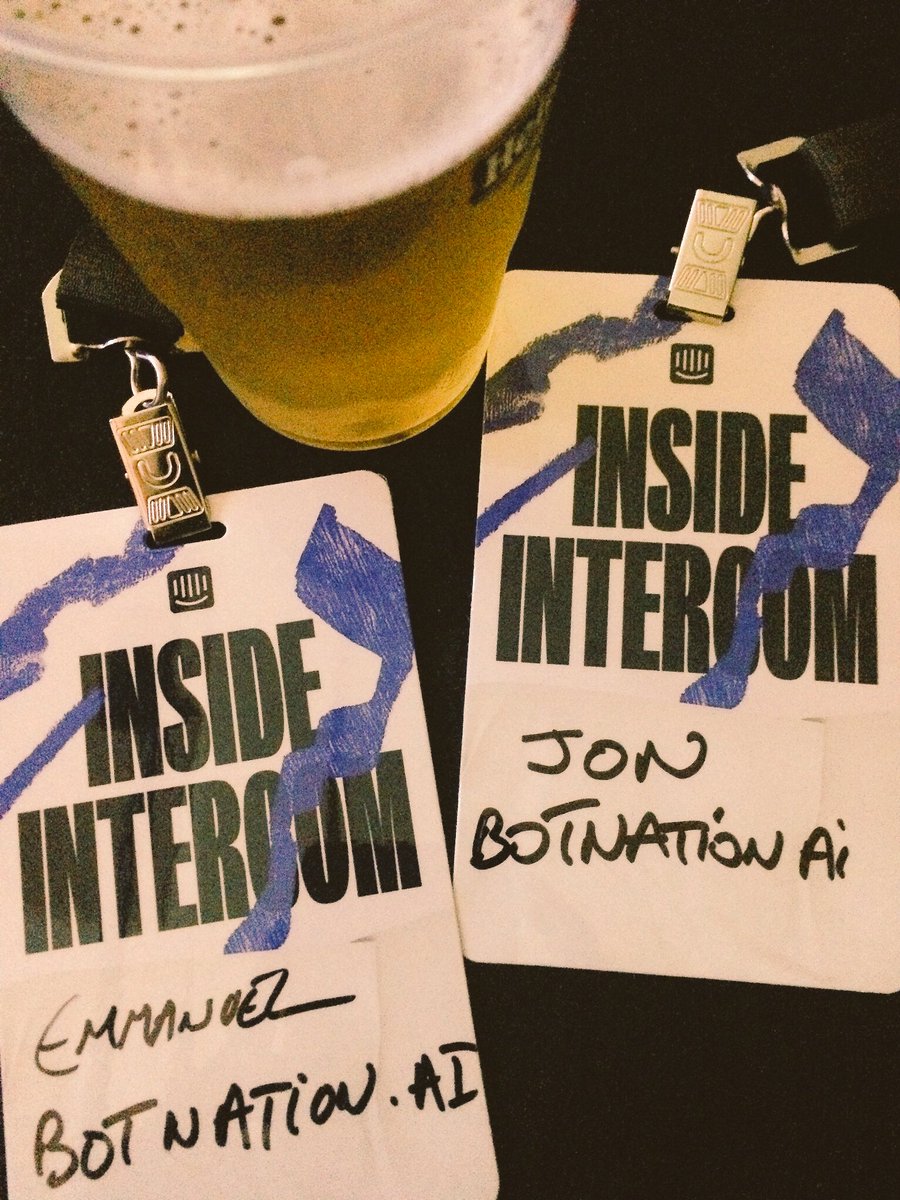 bdtdolores's tweet photo. Here we are! #InsideIntercom @InsideIntercom @intercom #paris #BotnationAI @StanMassueras https://t.co/CsxKvI1AsL