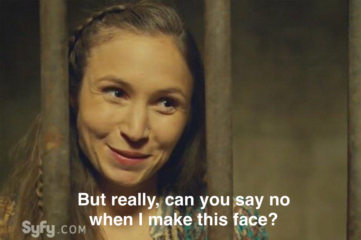 haughtpocket's tweet photo. It's #DomIsTheBombThursday! So, Dom faces & memes. Bc this lady lights up so many lives β€οΈβοΈ
#DPCMemes #wynonnaearp https://t.co/0eGbOuBdG4