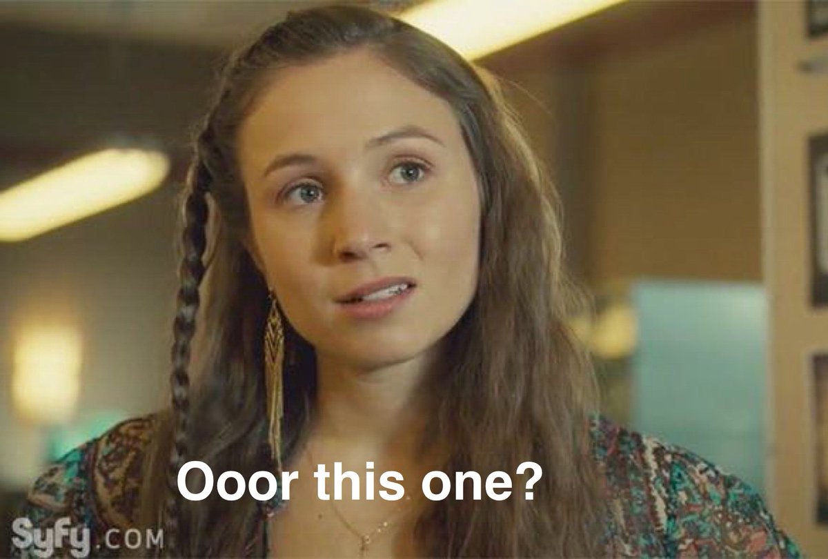 haughtpocket's tweet photo. It's #DomIsTheBombThursday! So, Dom faces & memes. Bc this lady lights up so many lives β€οΈβοΈ
#DPCMemes #wynonnaearp https://t.co/0eGbOuBdG4