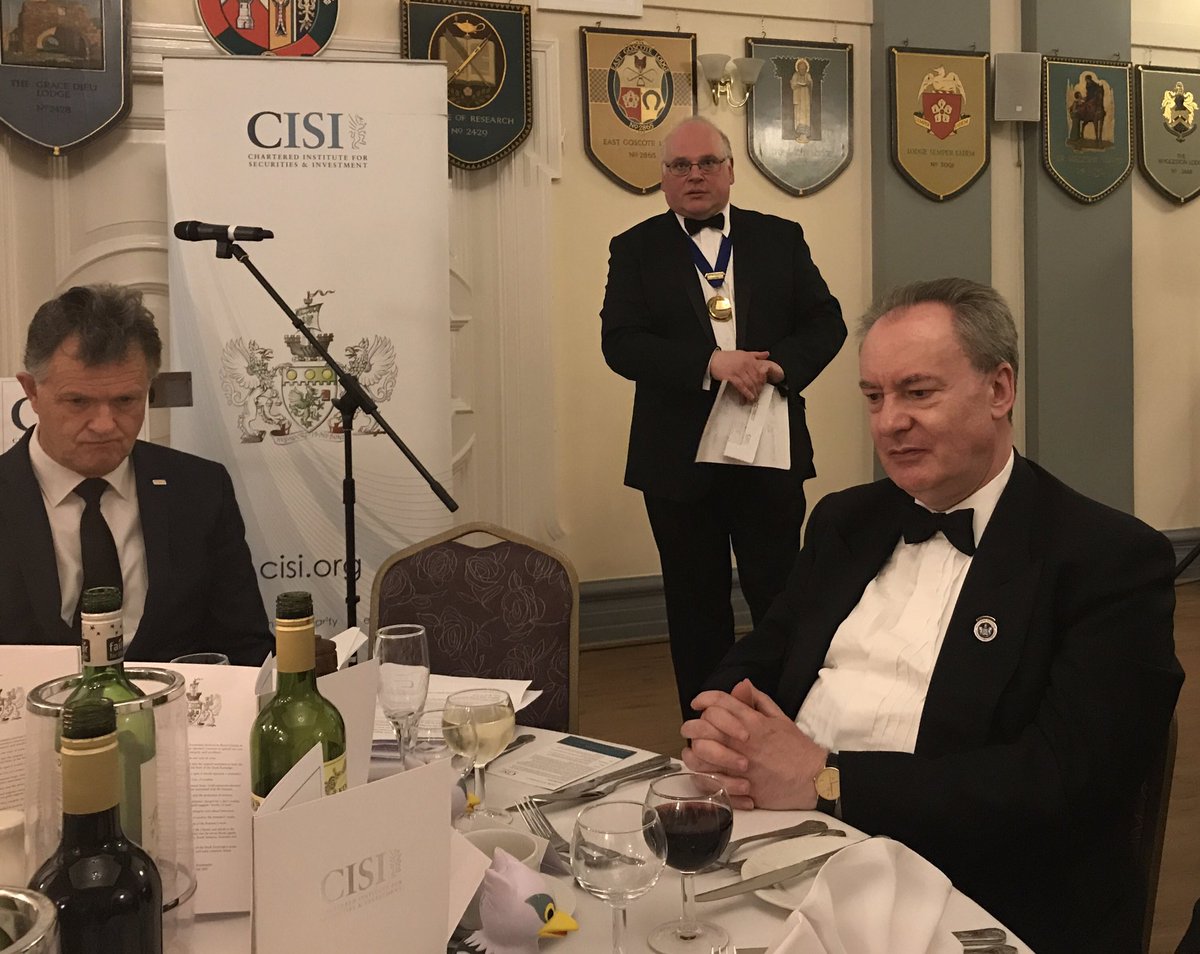 KAMoore49's tweet photo. Jonathan Wernick signing off as President of @CISI East Midlands Annual Dinner#didagreatjob https://t.co/zPJzcUxriB