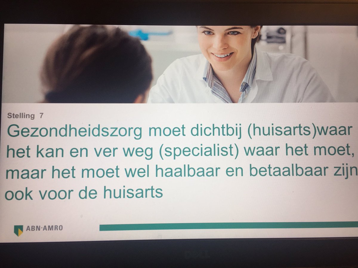 Stelling 7 gekozen als last One #RThuisarts17