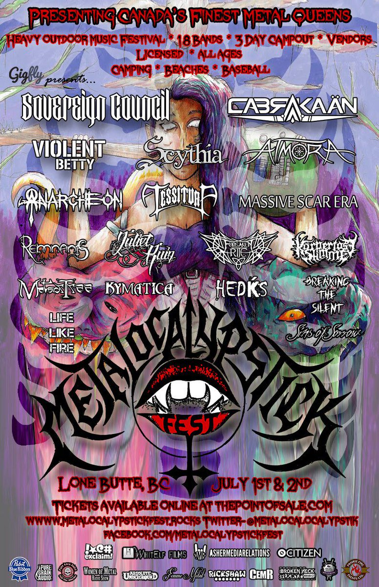 AsherMedia's tweet photo. NEWS: METALOCALYPSTICK Fest Offer Free Digital Sampler For 2017 Line Up https://t.co/eFFcji0W5o https://t.co/SUiymv0Oip