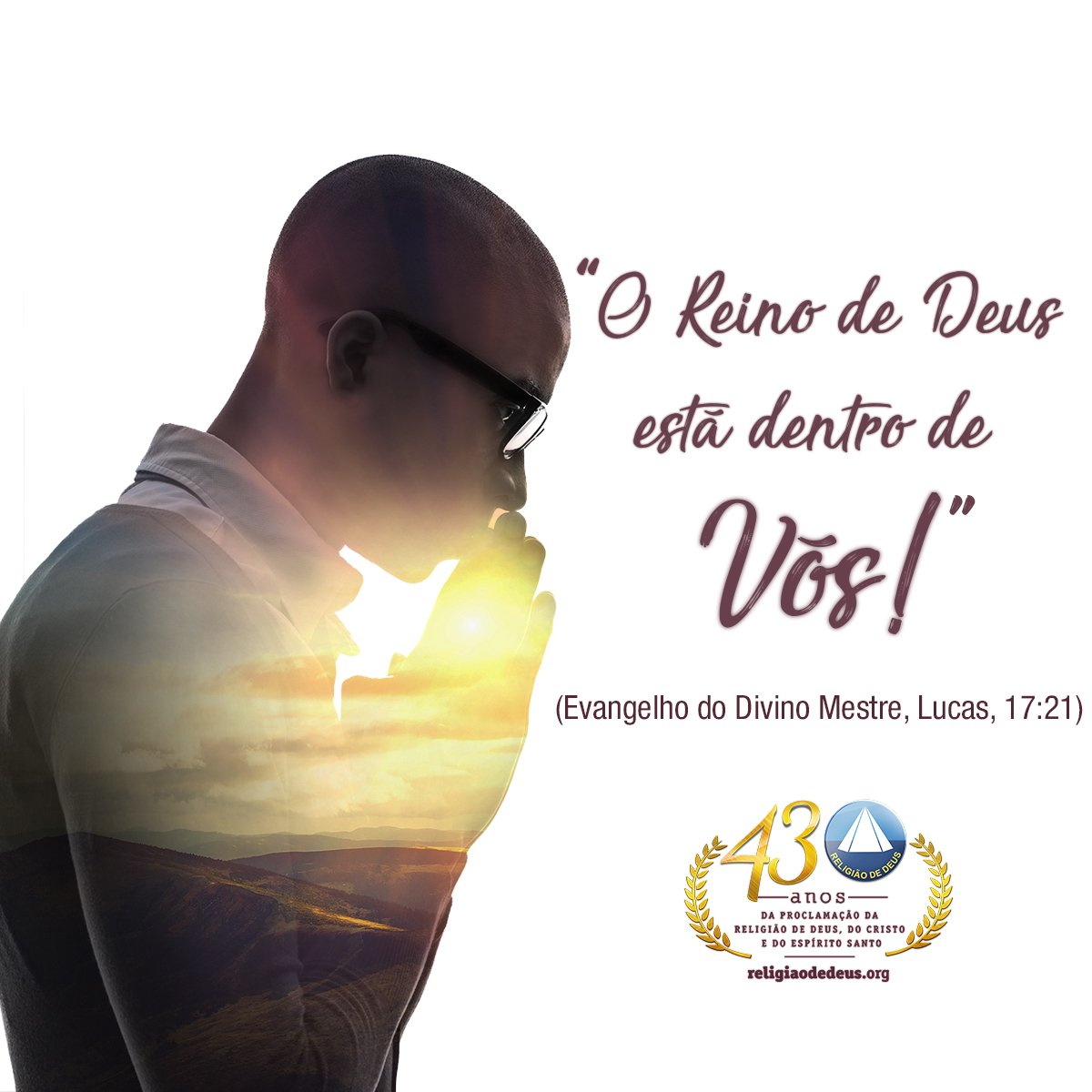 Temos a parte Divina habitando dentro de nós, portanto, tudo podemos realizar! 🙏🙂